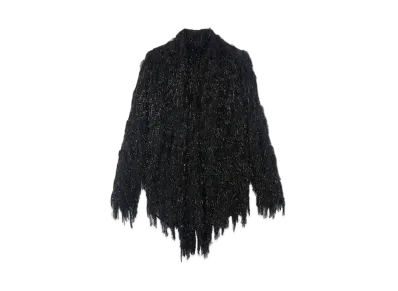 STELLA McCARTNEY Glitter Tassel Shirt "Black Glitter"