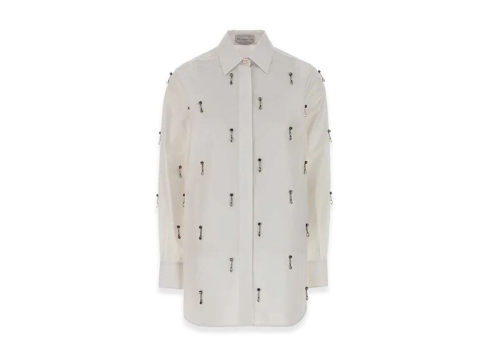 STELLA McCARTNEY Women's Shirt With Crystals "White"