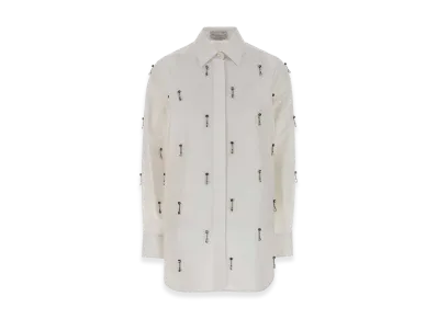 STELLA McCARTNEY Women's Shirt With Crystals "White"