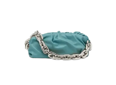 Bottega Veneta The Chain Pouch Shoulder Bag "Light Blue"