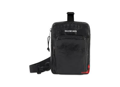 BALENCIAGA Explorer Crossbody Messenger Bag "Black"