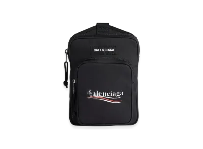 BALENCIAGA Explorer Crossbody Messenger Bag "Black"