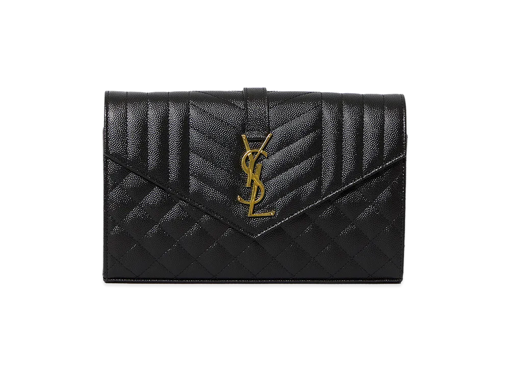 Saint Laurent Women's 'Monogram' Clutch "Black"