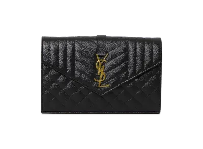 Saint Laurent Women's 'Monogram' Clutch "Black"