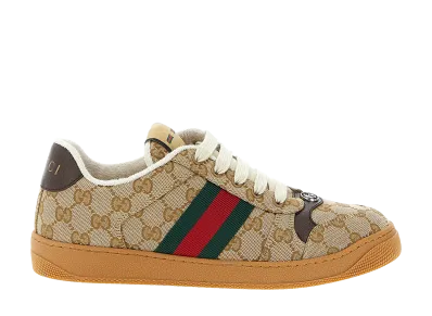 GUCCI Women's Screener Sneakers "Beige"