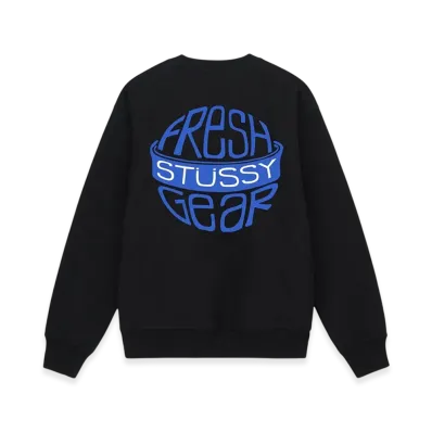 Stussy Fresh Gear Crew "Black"