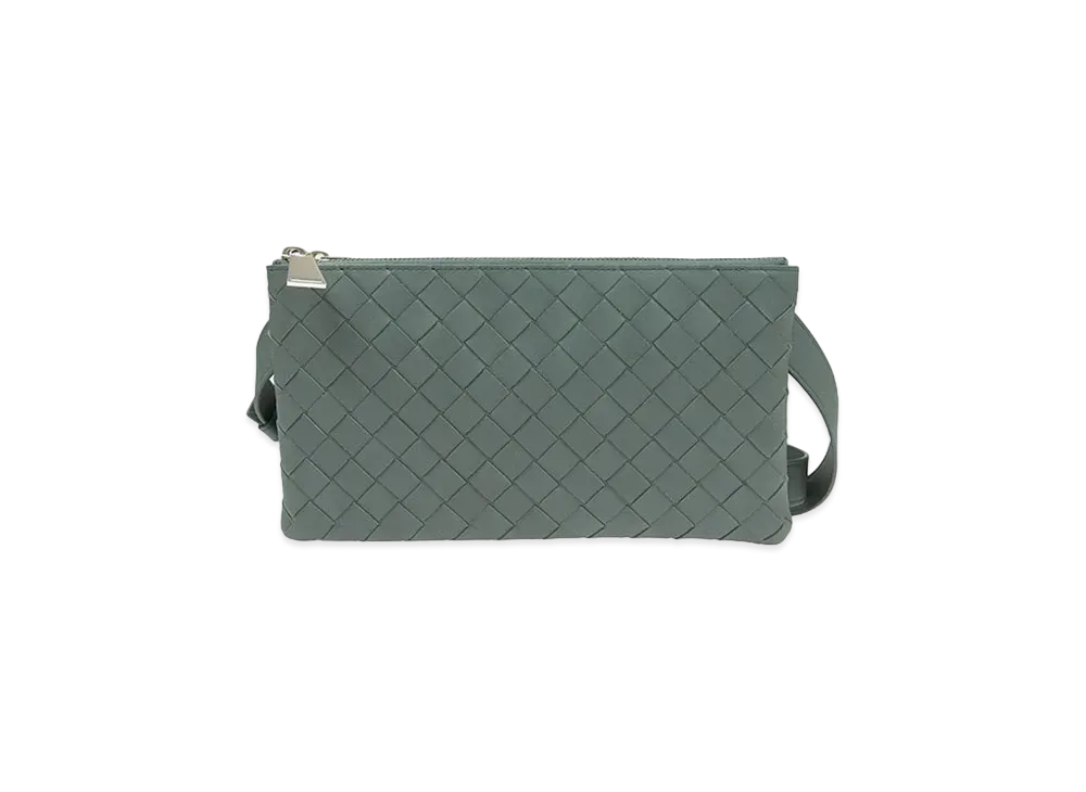 Bottega Veneta Mini Messenger Bag "Slate"