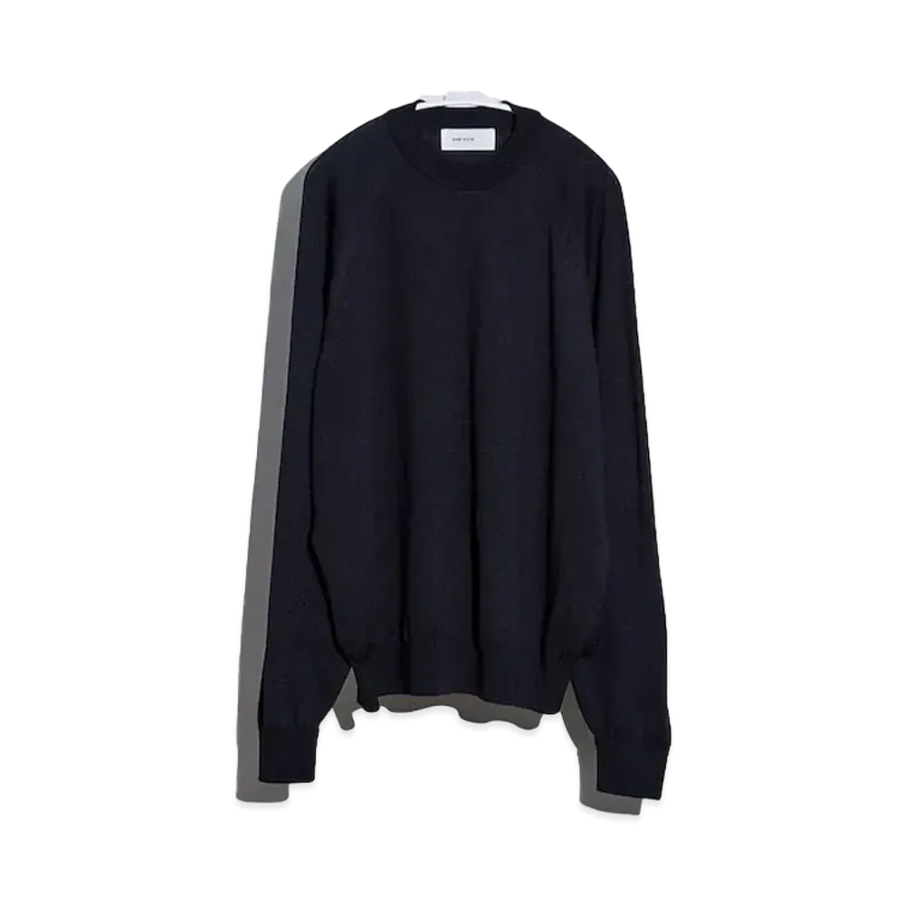 everyone High Gauge Knit Sweater "Black"