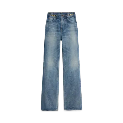 CELINE Jane Flare Jeans in Denim "Union Wash"