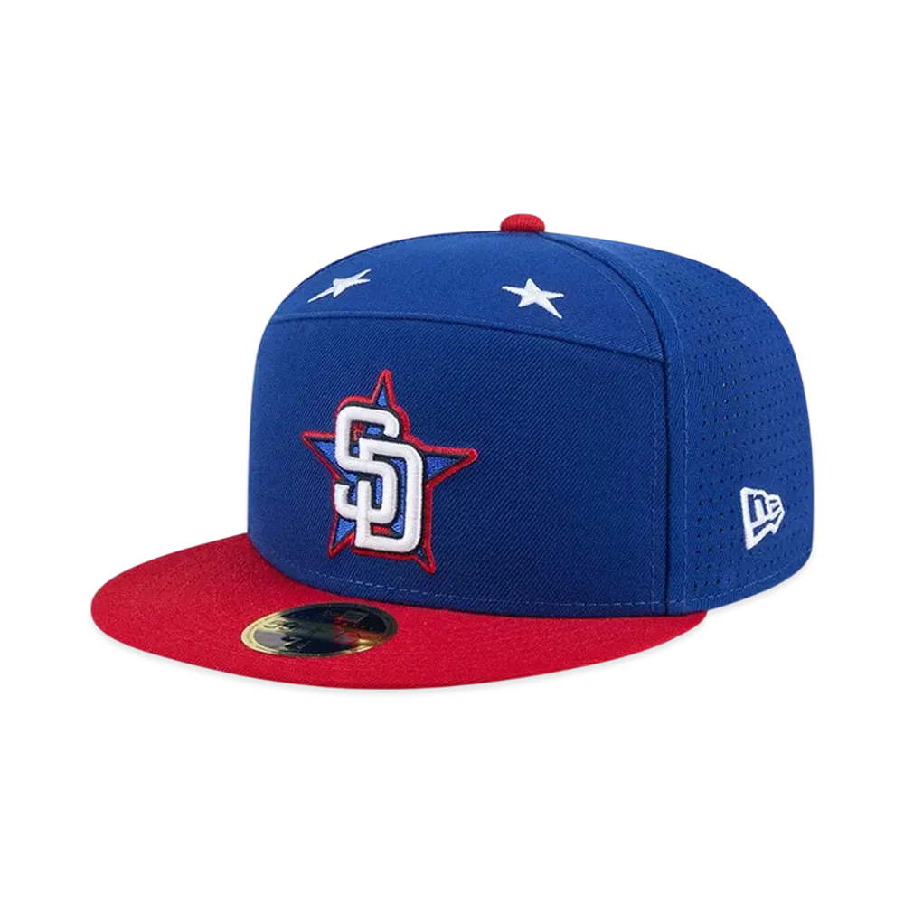 NEW ERA 59Fifty Split Panel 2025 MLB All Star Game Workout New York Mets "Blue"