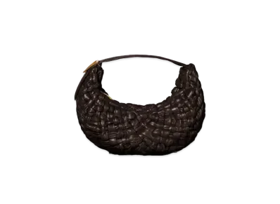 Bottega Veneta BV Banana Hand Bag "Dark Chocolate"