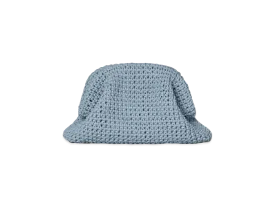 Bottega Veneta The Pouch Clutch "Ice Blue"