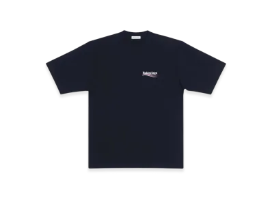 BALENCIAGA Women's Political Campaign Large Fit T-Shirt "Black"