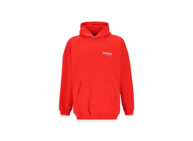 BALENCIAGA Political Campaign Large Fit Hoodie "Red"