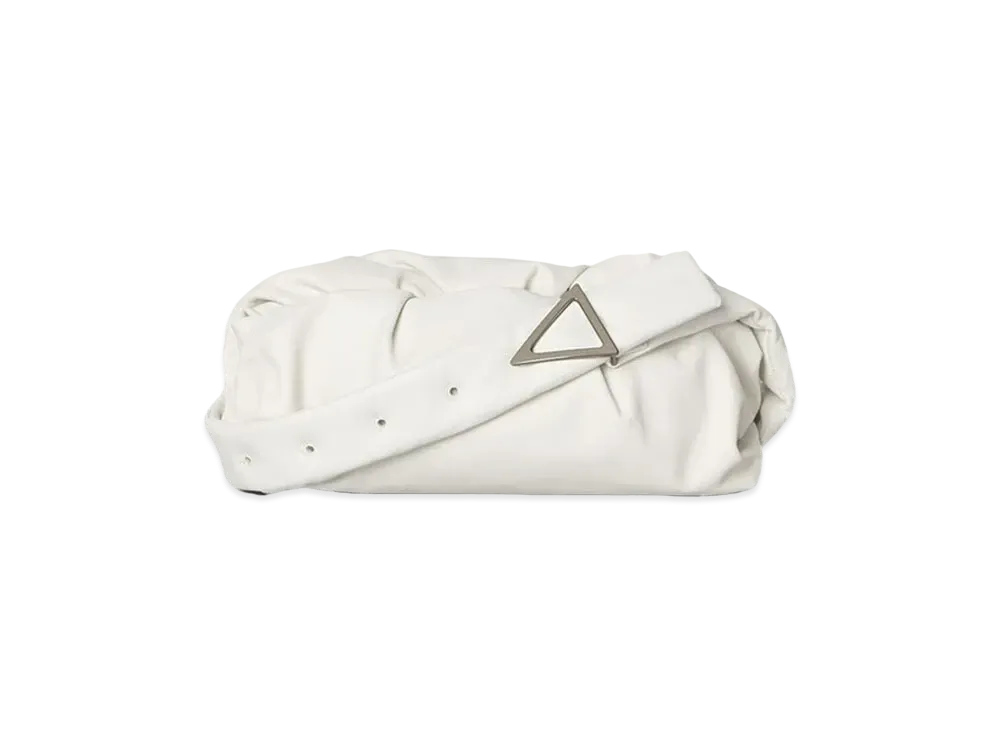 Bottega Veneta The Body Pouch Triangle Buckle "Bianco"