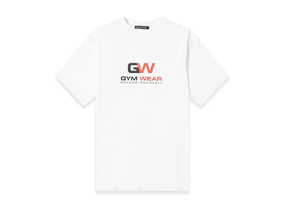 バレンシアガ オーバーサイズジムウェアロゴTシャツ 