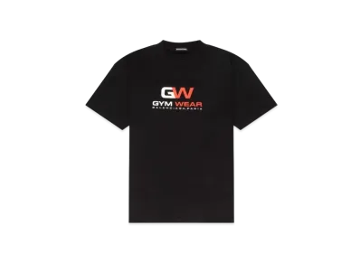 BALENCIAGA Oversized Gym Wear Logo T-shirt "Black"