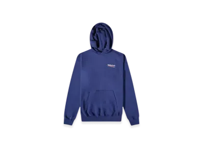 BALENCIAGA Political Campaign Large Fit Hoodie "Blue"