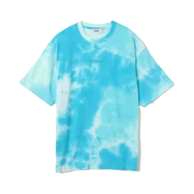 atmos Embroidery Classic Logo Tie-Dye T-shirt "Blue"