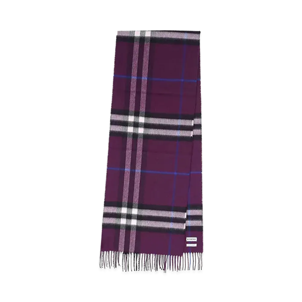 Burberry Women's Cashmere Scarf "Purple"