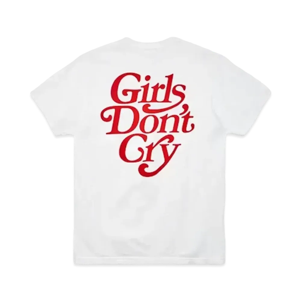 Girls Don't Cry GDC Logo Tee "White/Red" / VERDY