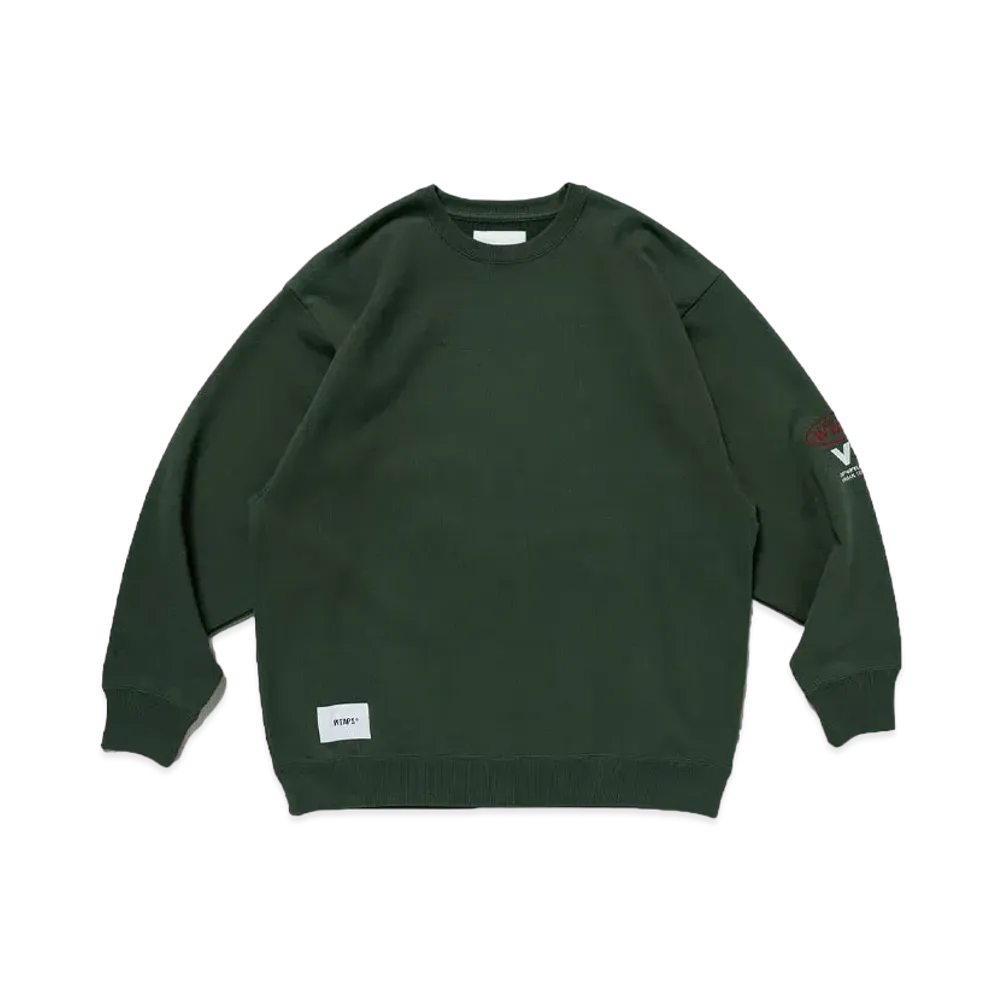 WTAPS AII 01 / Sweater / Cotton. Protect "Green"