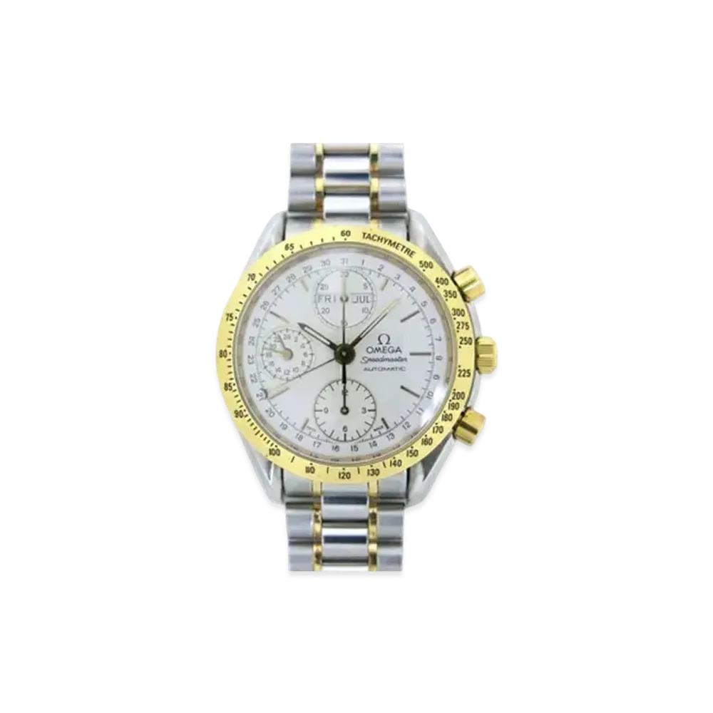 OMEGA Speedmaster Day-Date Triple Calendar "Stainless Steel/Silver/Yellow Gold" 3321.30