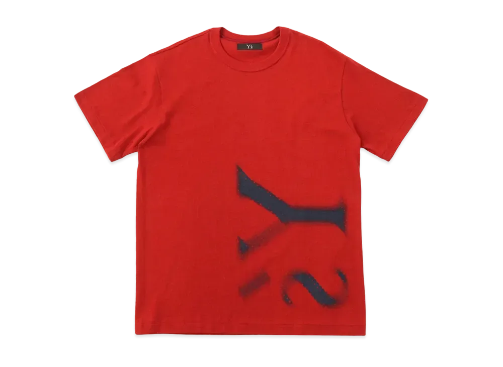 Yohji Yamamoto Y's -ONLINE EXCLUSIVE- Y's LOGO T-SHIRT "Wine Red"