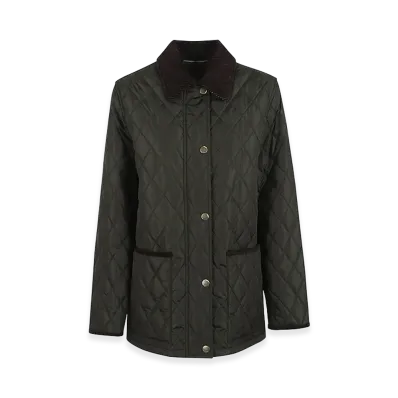 Burberry Women's Quilts Nylon Jacket "Green"