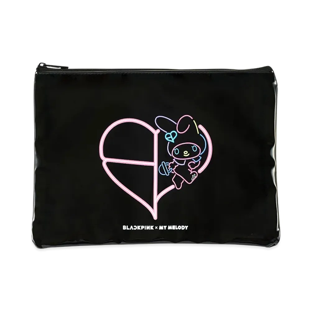 BLACKPINK x My Melody Flat Pouch "Black"