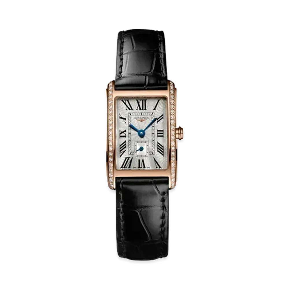 Longines Dolcevita 20.50 x 32.00 mm "Silver Franke/Pink Gold/Black" L5.255.9.71.0