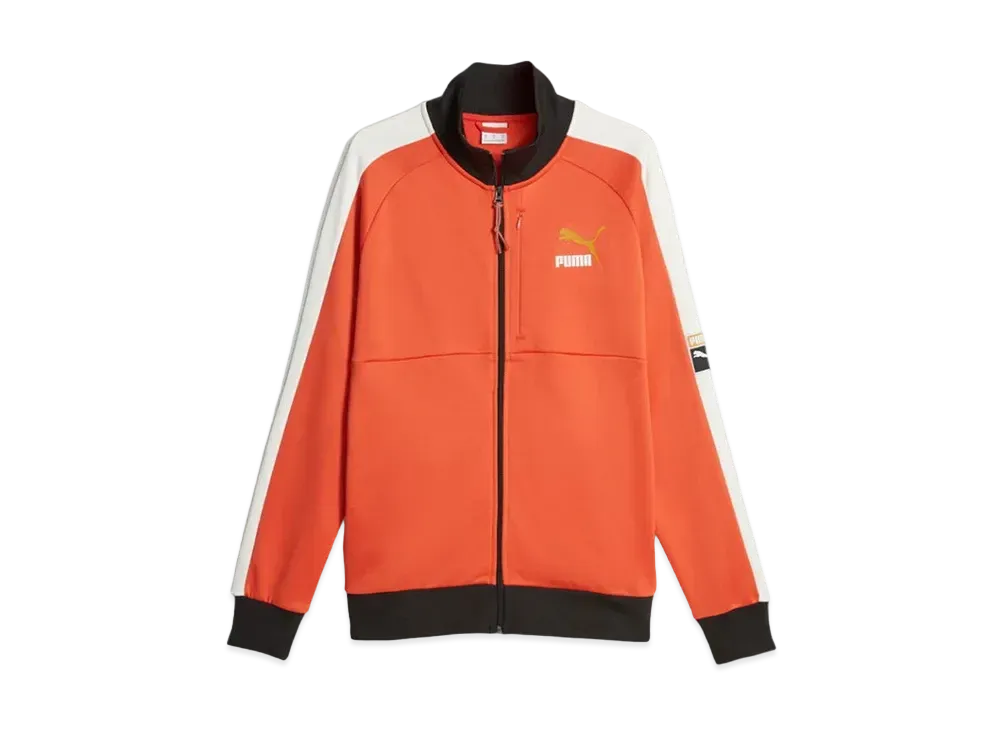 プーマレイビームス限定ヒストリートラックジャケットT7オレンジジャージ プーマレイビームス限定ヒストリートラックジャケットT7オレンジ