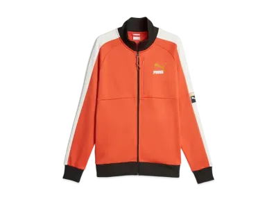 PUMA Men's T7 Forward History Track Jacket "Orange"