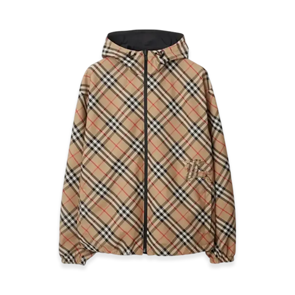 Burberry Reversible Check Jacket "Sand"