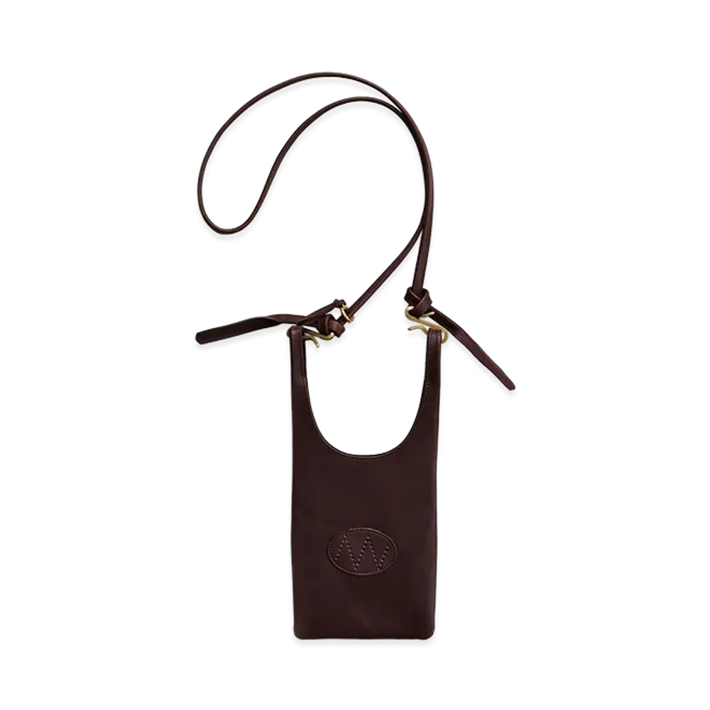 NICENESS N.Lowe Petit Steerhide Shoulder Bag Small "Dark Brown"