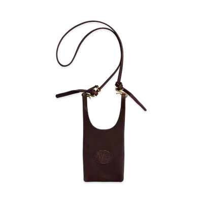 NICENESS N.Lowe Petit Steerhide Shoulder Bag Small "Dark Brown"