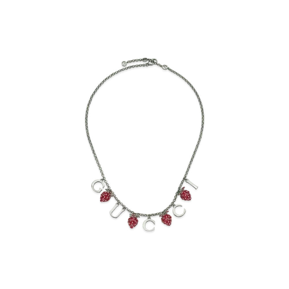 GUCCI Strawberry Charm Necklace