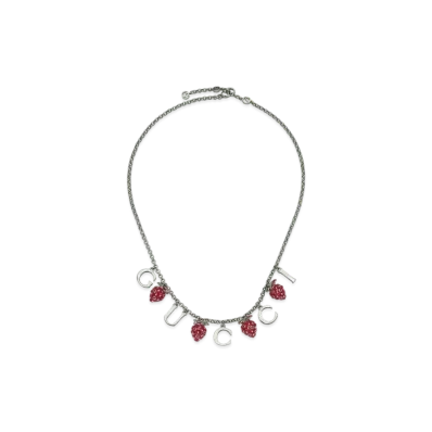 GUCCI Strawberry Charm Necklace