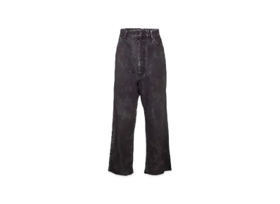 BALENCIAGA Trompe L'oeil Baggy Pants "Charcoal"