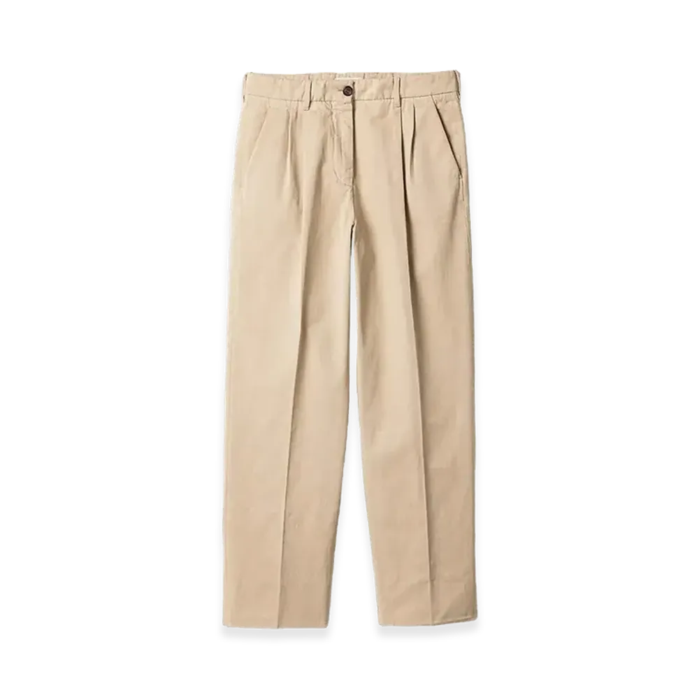 MIU MIU Women's Cotton Pant "Beige"