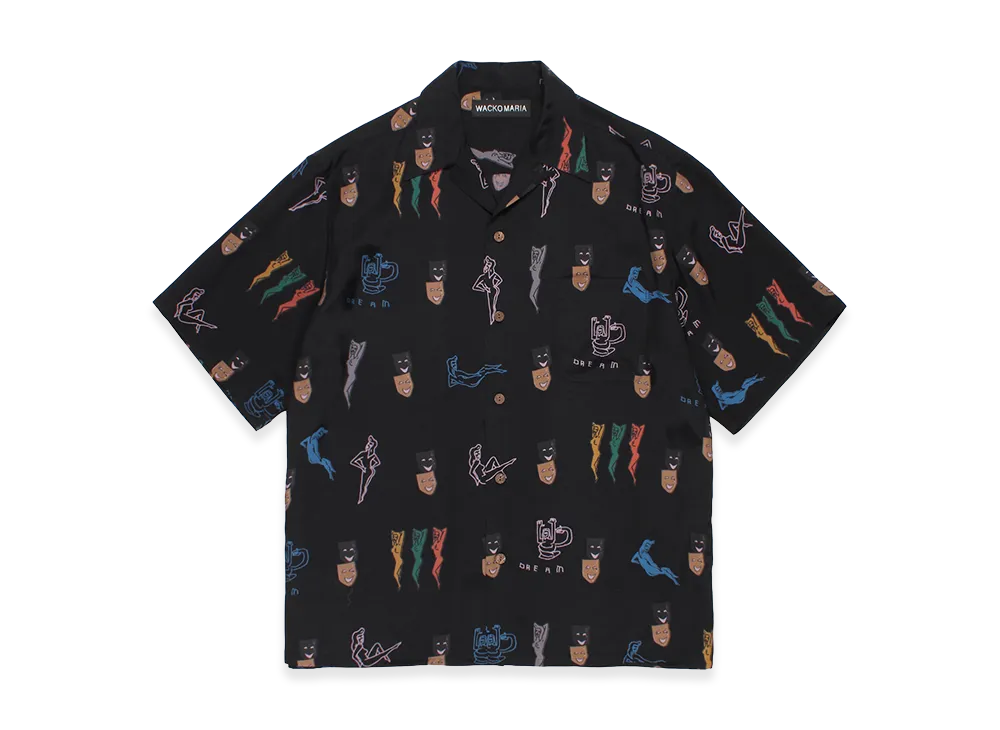 WACKO MARIA Hawaiian Shirt "Black"