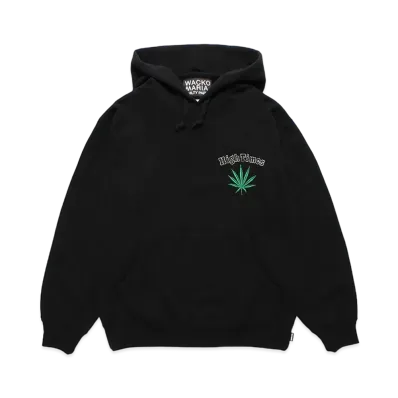 WACKO MARIA HIGH TIMES / Heavy Weight Hooded Sweat Shirt "Black"