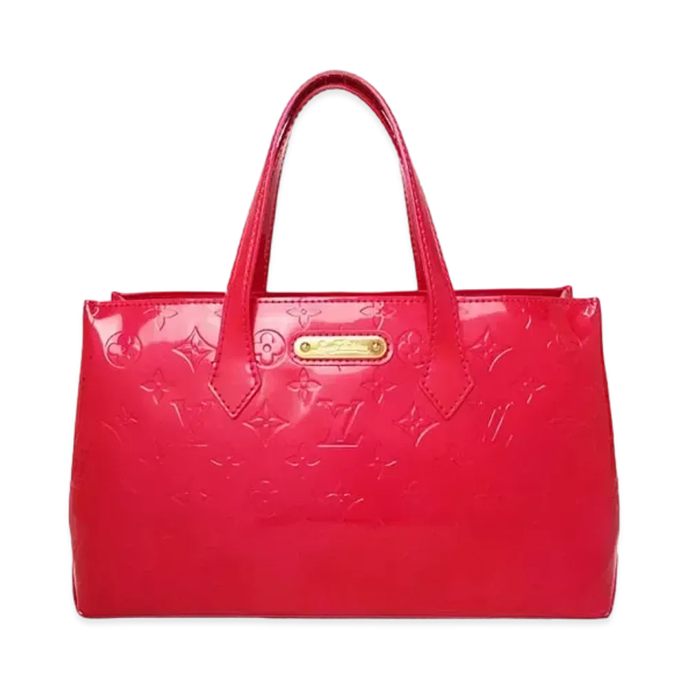 Louis Vuitton Wilshire Bluebird Monogram Vernis "Rose Pop"