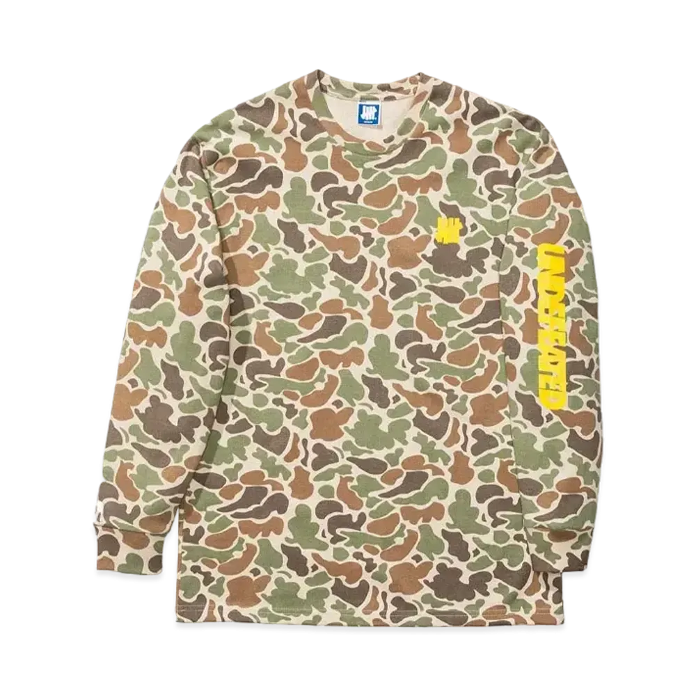 UNDEFEATED DUCK CAMO L/S TOP - 10066 "Beige"