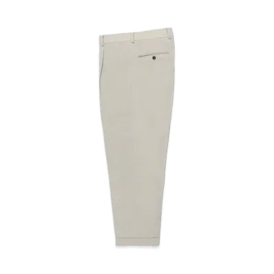 WACKO MARIA x Ermenegildo Zegna Pleated Trousers (Type-2) "Ivory"