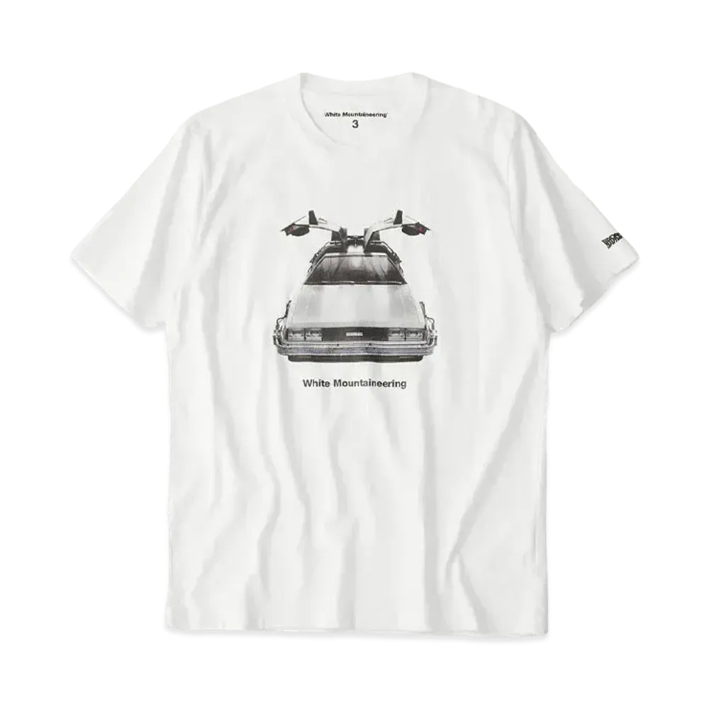 White Mountaineering DELOREAN T-SHIRT "WHITE"