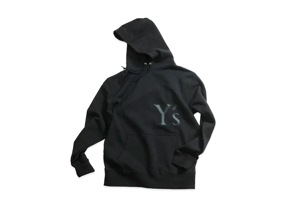 Yohji Yamamoto Y's -ONLINE EXCLUSIVE- Y's LOGO HOODIE "Black"
