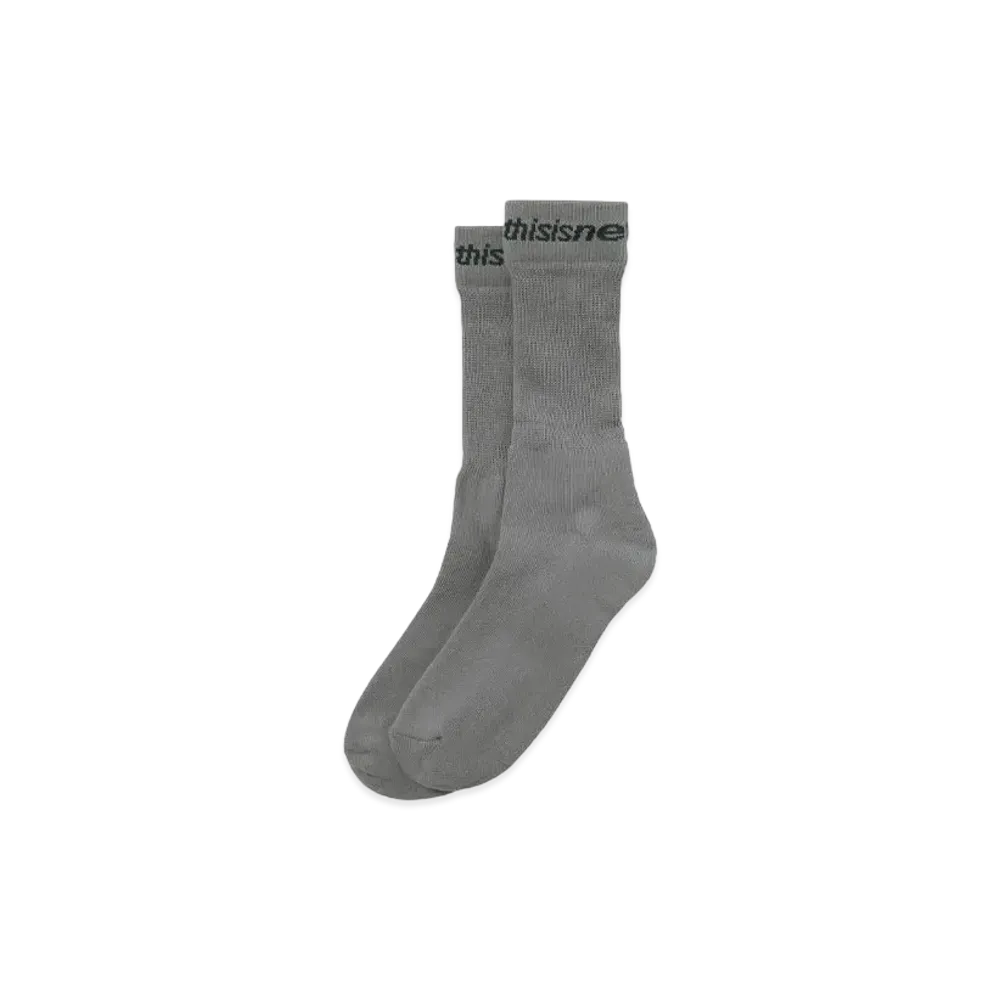 thisisneverthat D/SP-Logo Socks "Charcoal"
