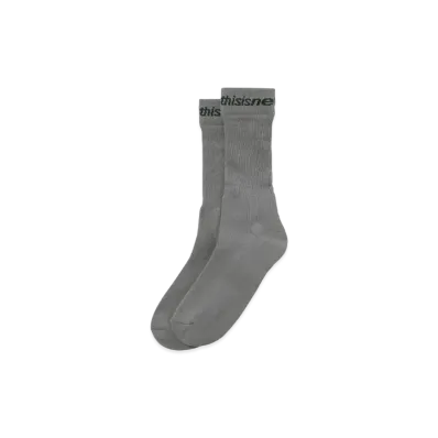 thisisneverthat D/SP-Logo Socks "Charcoal"