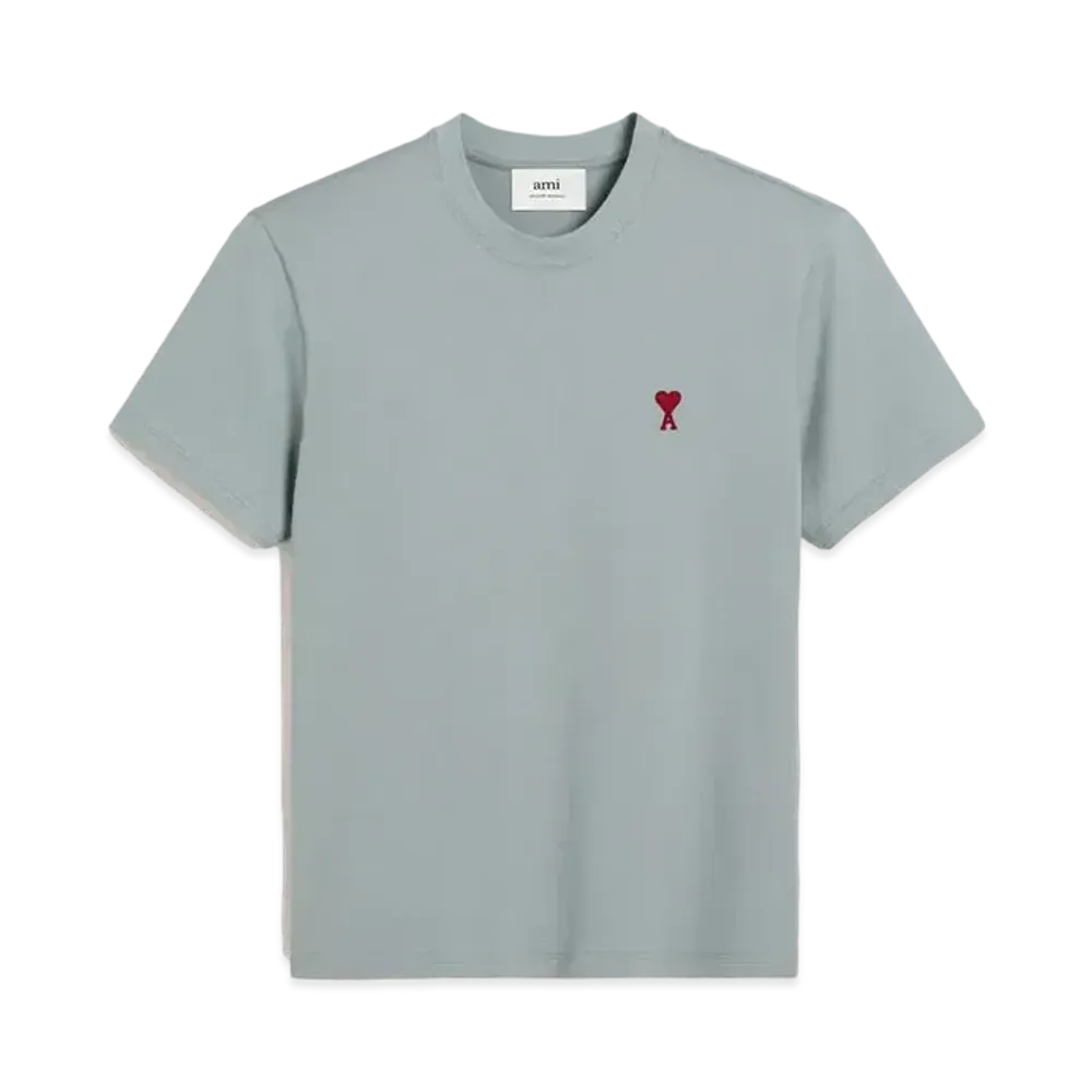 AMI PARIS Ami de Coeur Tee "Clay Blue"